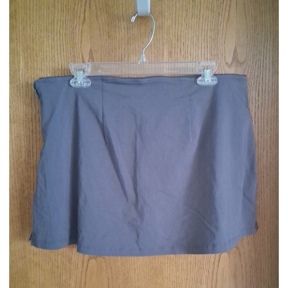 Wild Fable XL Skort Gray Stretch Side Zip Mini Skirt NEW - Picture 3 of 14